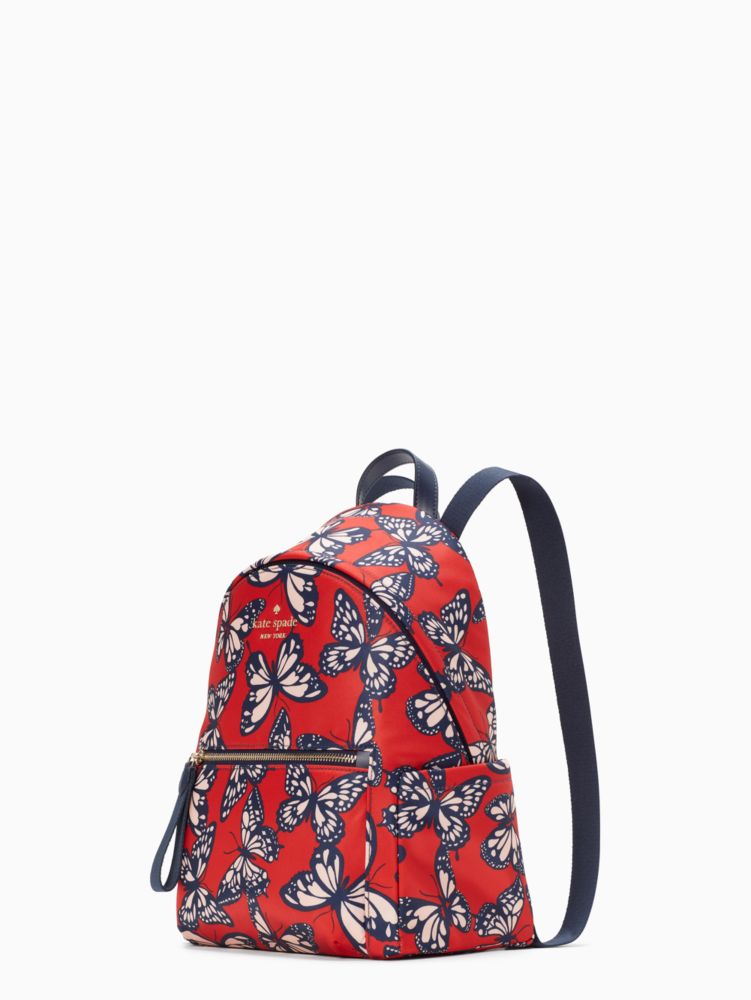 Kate Spade,chelsea the little better butterfly toss printed medium backpack,Multi