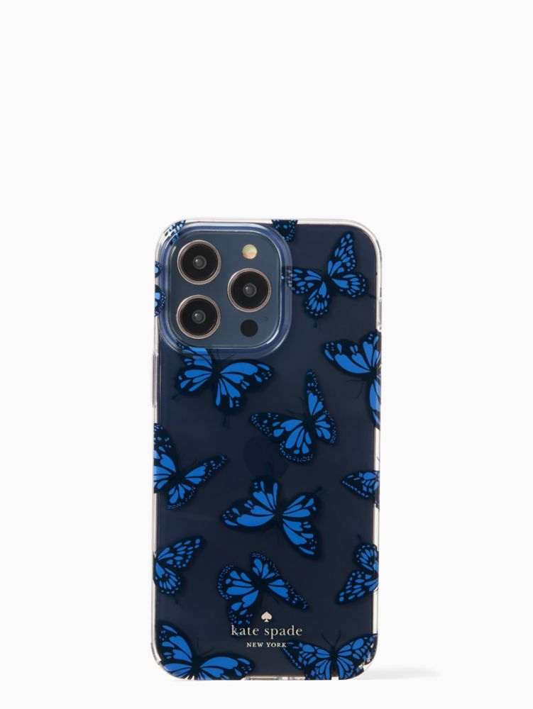 LoveCases Blue Butterfly Gel Case - For iPhone 14 Pro Max