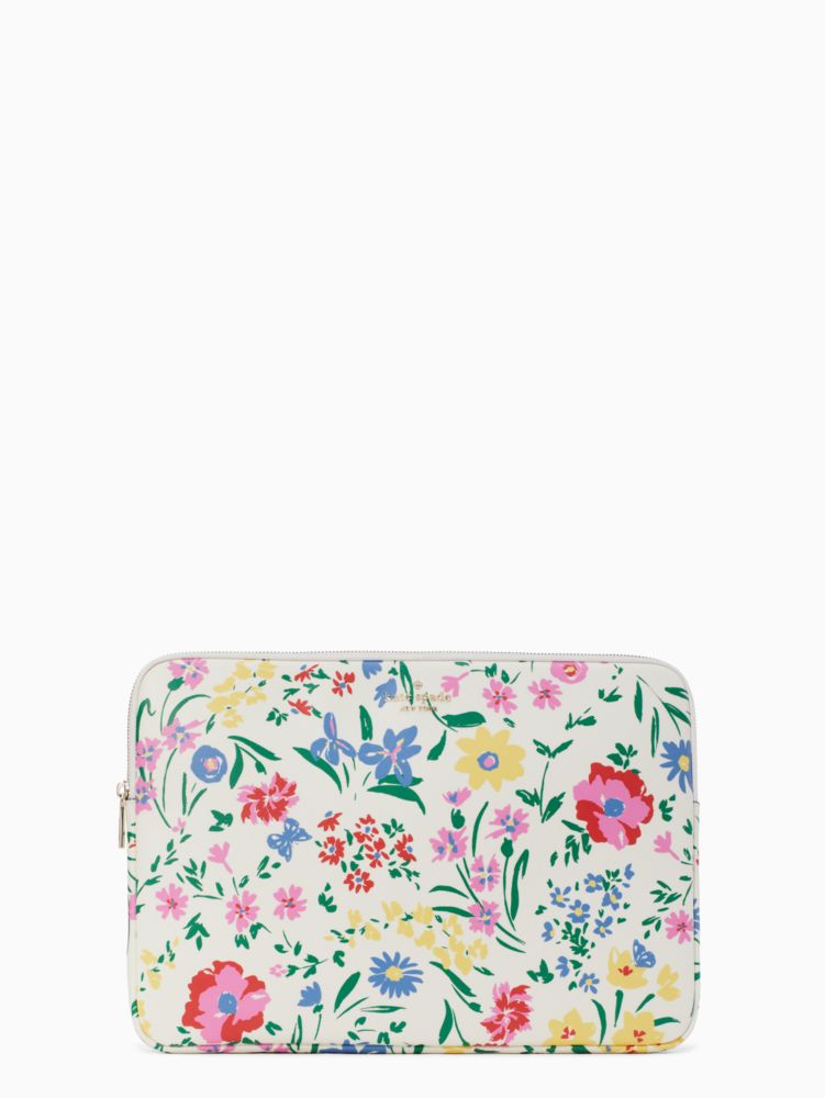 Kate Spade,ステイシー ガーデン ブーケ プリント ユニバーサル ラップトップ スリーブ,テック,