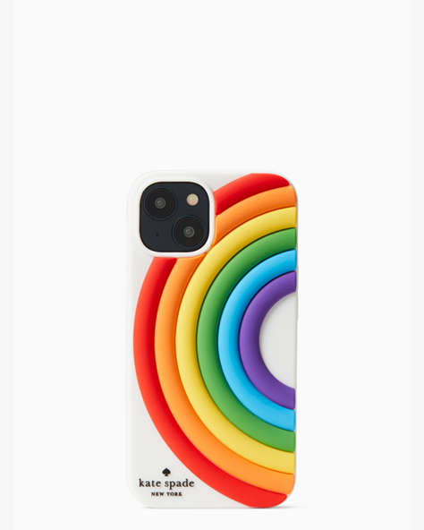 Kate Spade,All Love Rainbow iPhone 14 Case,Multi