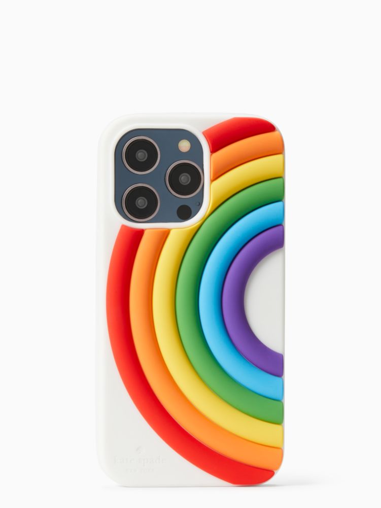 Kate Spade,All Love Rainbow iPhone 14 Pro Max Case,Multi