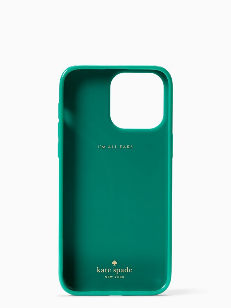 Kate Spade,ワット ア メロン グリッター アイフォン 14 PRO MAX ケース,テック,グリーンマルチ