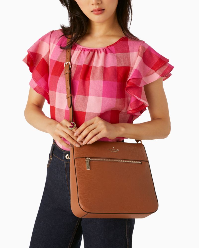 Kate Spade,Leila Swingpack Crossbody,Warm Gingerbread