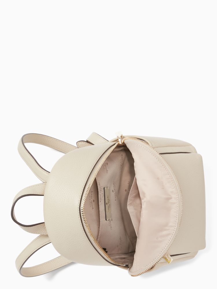 Leila Pebbled Leather Mini Dome Backpack | Kate Spade Outlet