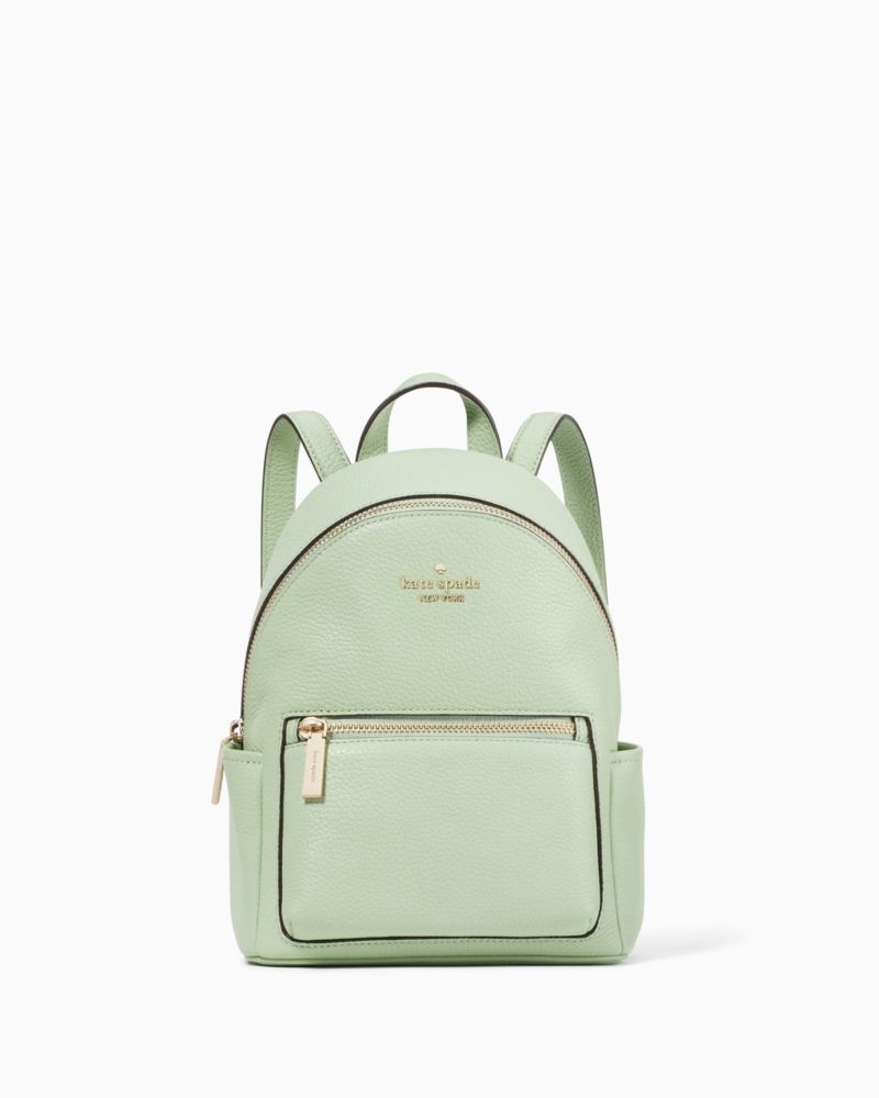 Kate Spade,leila pebbled leather mini dome backpack,