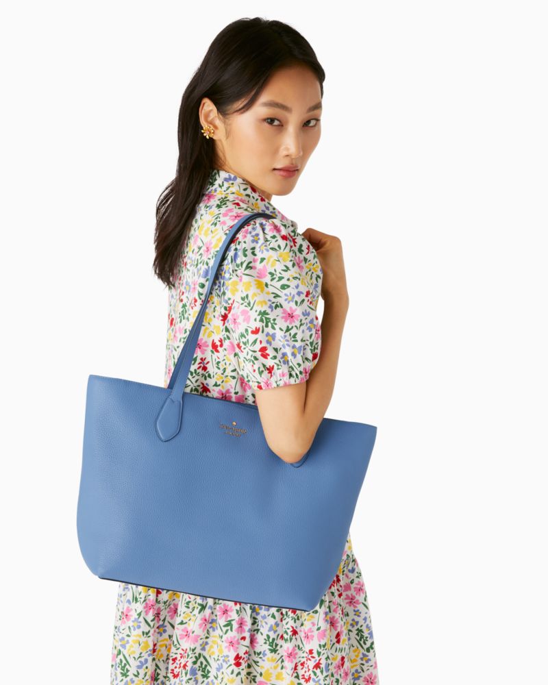 Kate Spade,Leila Pebbled Leather Tote,