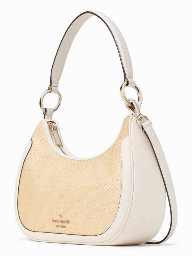 Kate Spade,Leila Straw Shoulder Bag,