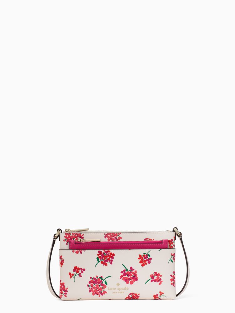 Kate Spade,Sadie Floral Crossbody Set,Fresh Peach Multi