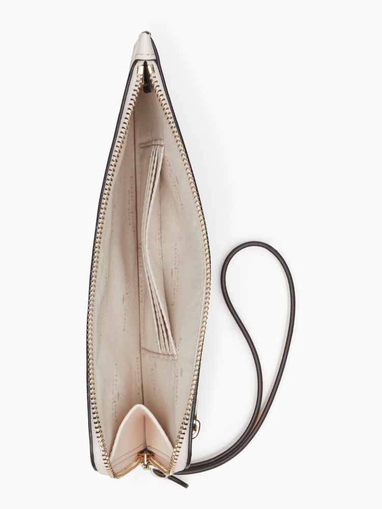 Kate Spade,ステイシー コースタル フローラル プリント ミディアム L-ジップ リスレット,財布小物,フレッシュピーチマルチ