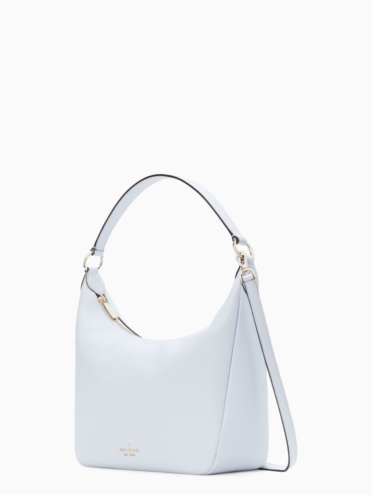 Kate Spade,Leila Hobo Shoulder Bag,Taro Milk