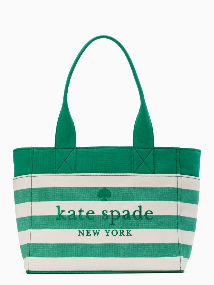 Kate Spade,Jett Large Tote,Tote,Embroidered,Casual,Green