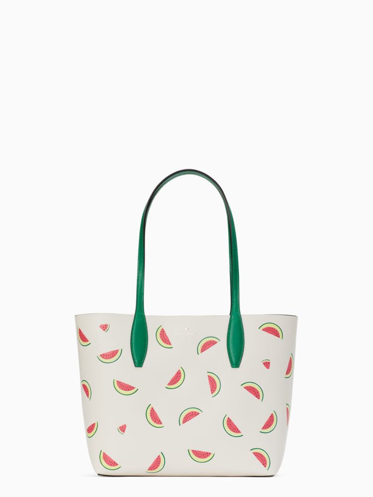 Kate Spade,Watermelon Small Tote,Cream Multi