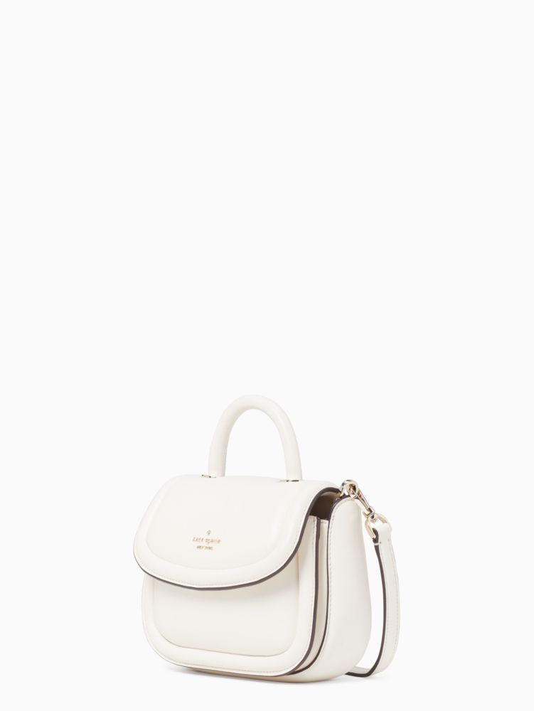 Kate Spade,Puffy Mini Top Handle Crossbody,Parchment