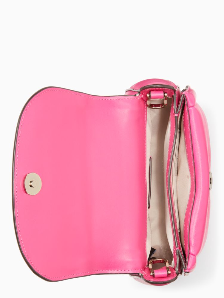 Kate Spade,Puffy Mini Top Handle Crossbody,Crossbody,Metal Material,Logo,Casual,