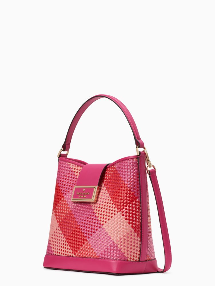 Kate Spade,リーガン ウーブン ストロー バケット バッグ,バッグ,