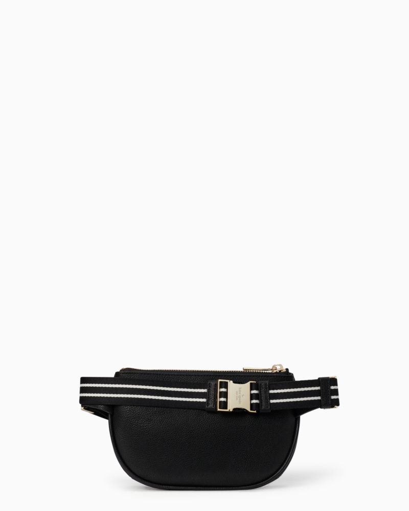 Mini Kate Leather Belt Bag, Black