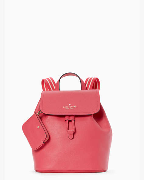 Kate Spade,rosie medium flap backpack,Pink Peppercorn