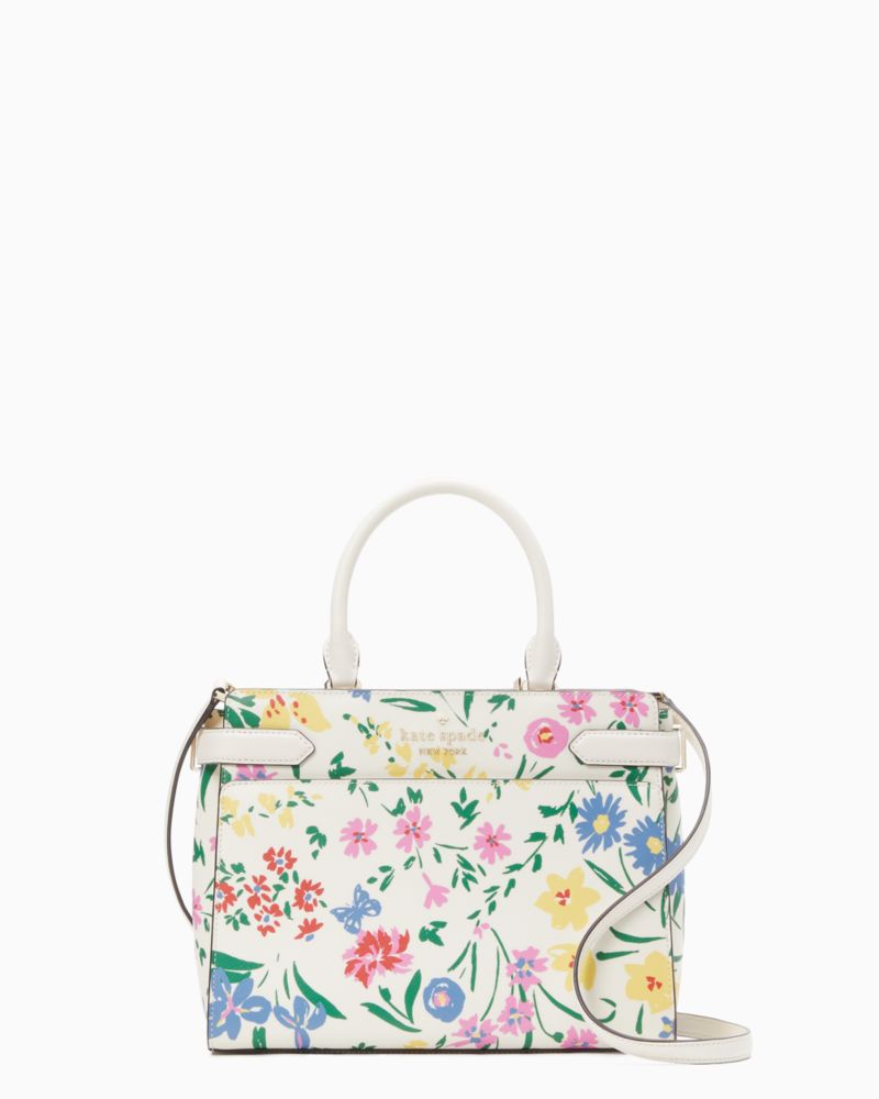 Staci Garden Bouquet Medium Satchel | Kate Spade Outlet