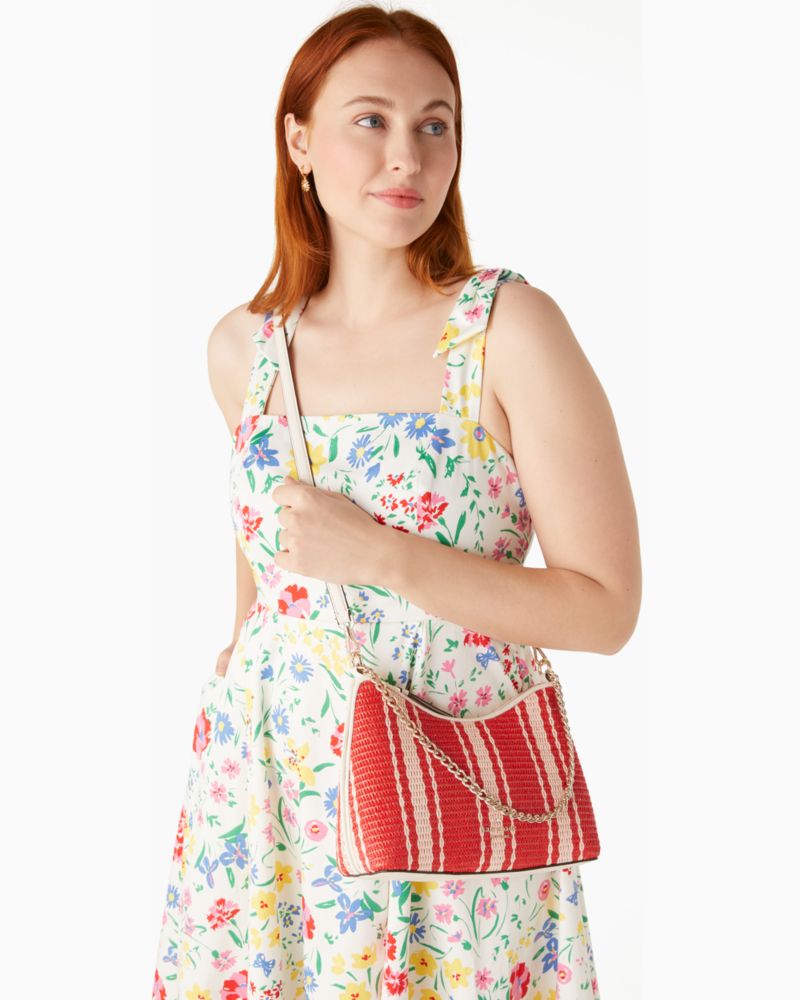 Kate Spade,Zippy Convertible Crossbody,Heirloom Tomato Multi