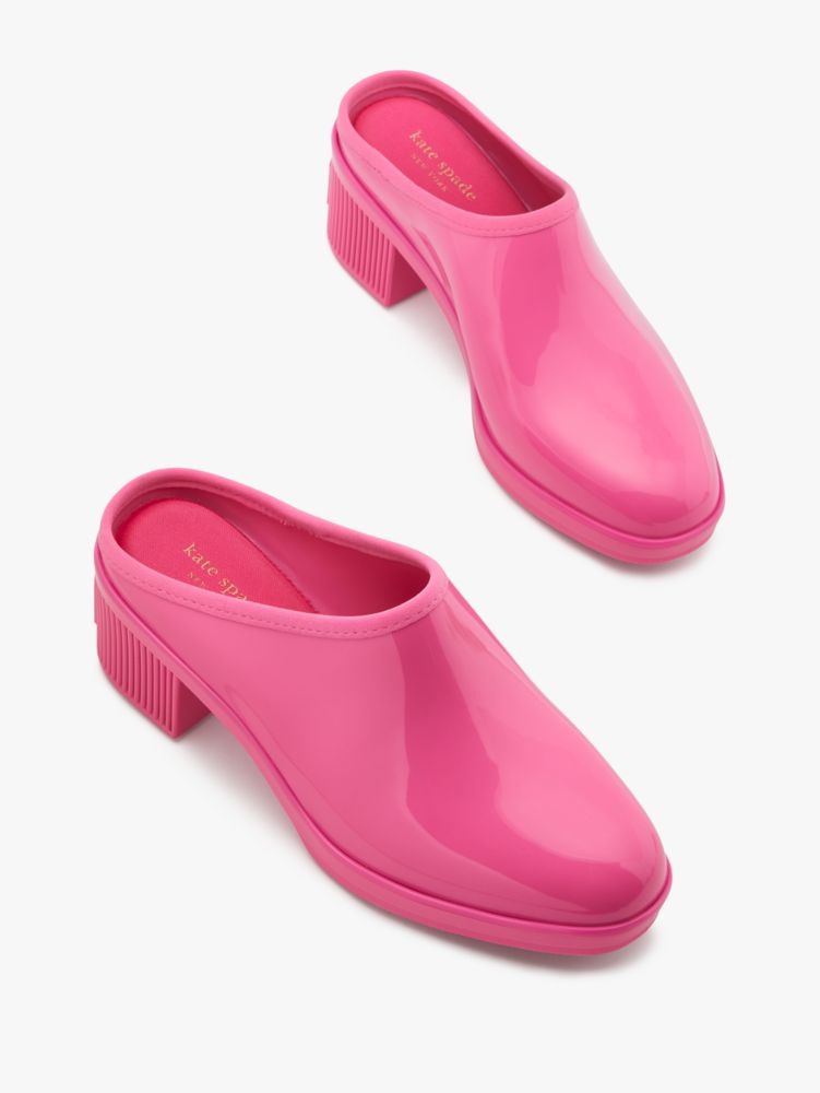 Kate Spade,Puddle Garden Clogs,Rubber,Clogs,Ripstop,Day Party,Pink