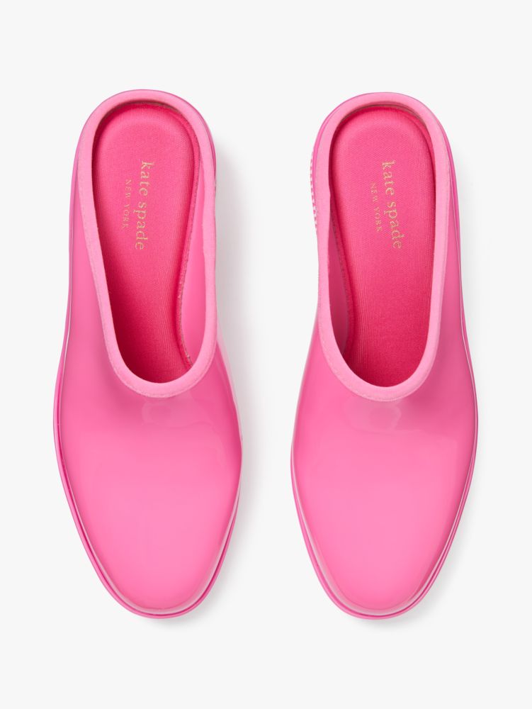 Kate Spade,Puddle Garden Clogs,Rubber,Clogs,Ripstop,Day Party,Pink