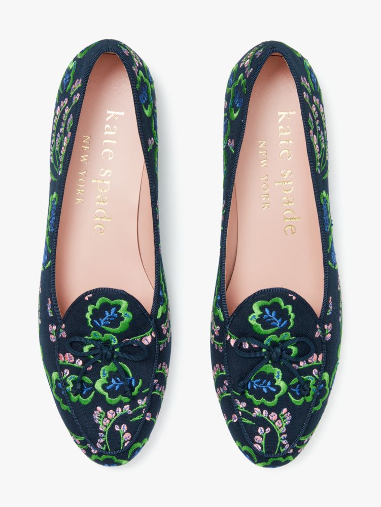 Kate Spade,Devi Embroidered Loafers,