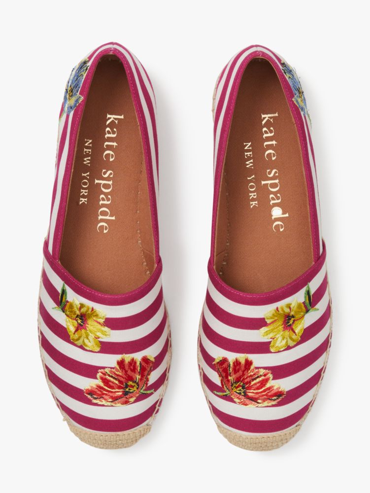 Kate Spade,Picnic Espadrilles,Casual,Rosa Plum Multi