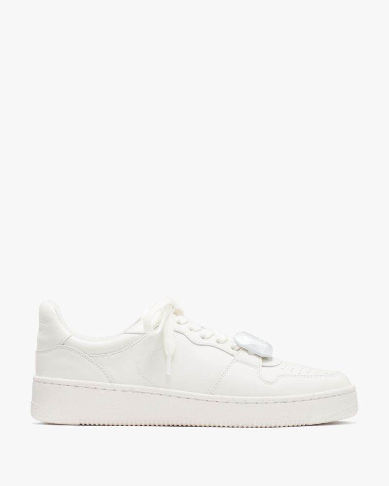 Kate Spade,Bolt Gem Sneakers,Casual,Optic White