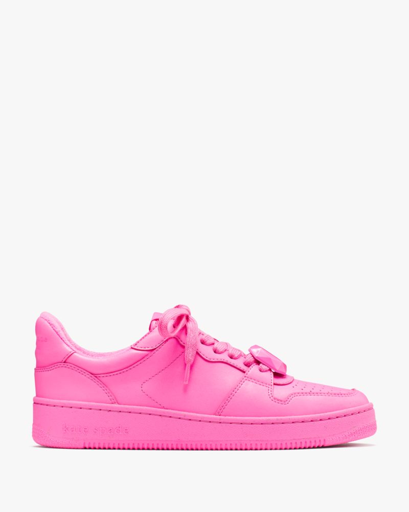 Kate Spade,Bolt Gem Sneakers,Lining Terry,Polyurethane,Nappa Leather,Casual,Perforated,Casual,