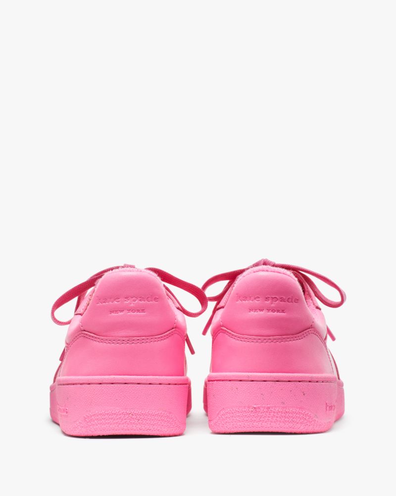 Kate Spade,Bolt Gem Sneakers,Lining Terry,Polyurethane,Nappa Leather,Casual,Perforated,Casual,Pink