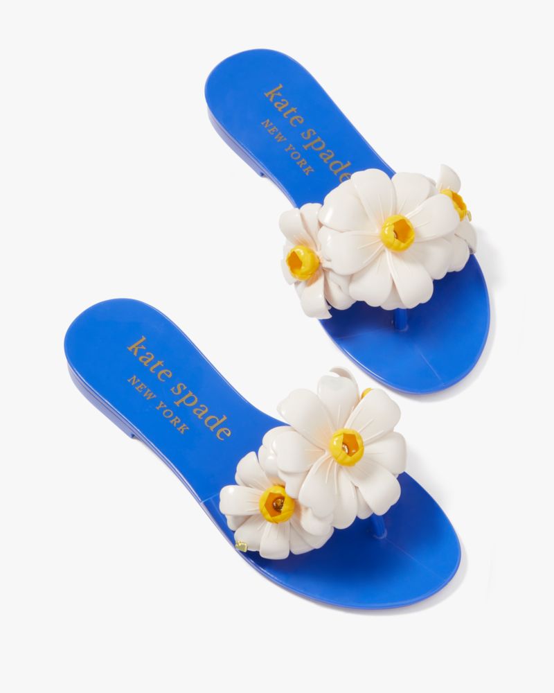 Kate spade blue 2025 flip flops