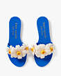 Kate Spade,jaylee slide sandals,sandals,Casual,Wild Blue Iris/Cream