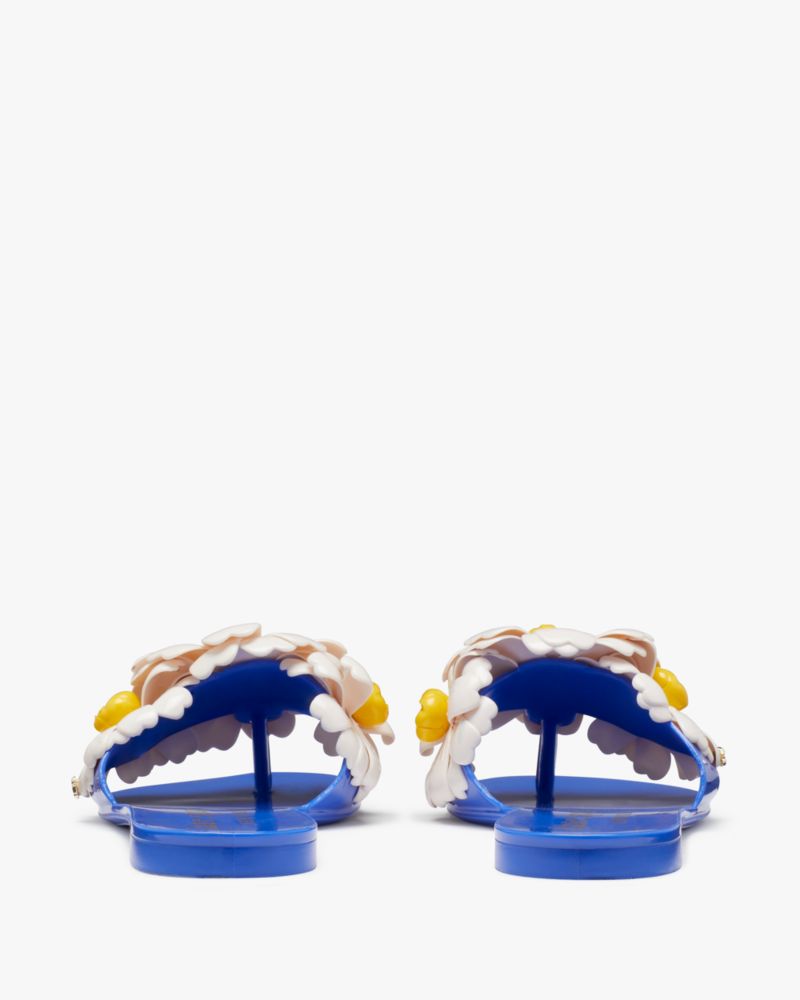 Kate Spade,Jaylee Slide Sandals,Flip Flops,PVC,3D Embellishment,Water Friendly,Day Party,
