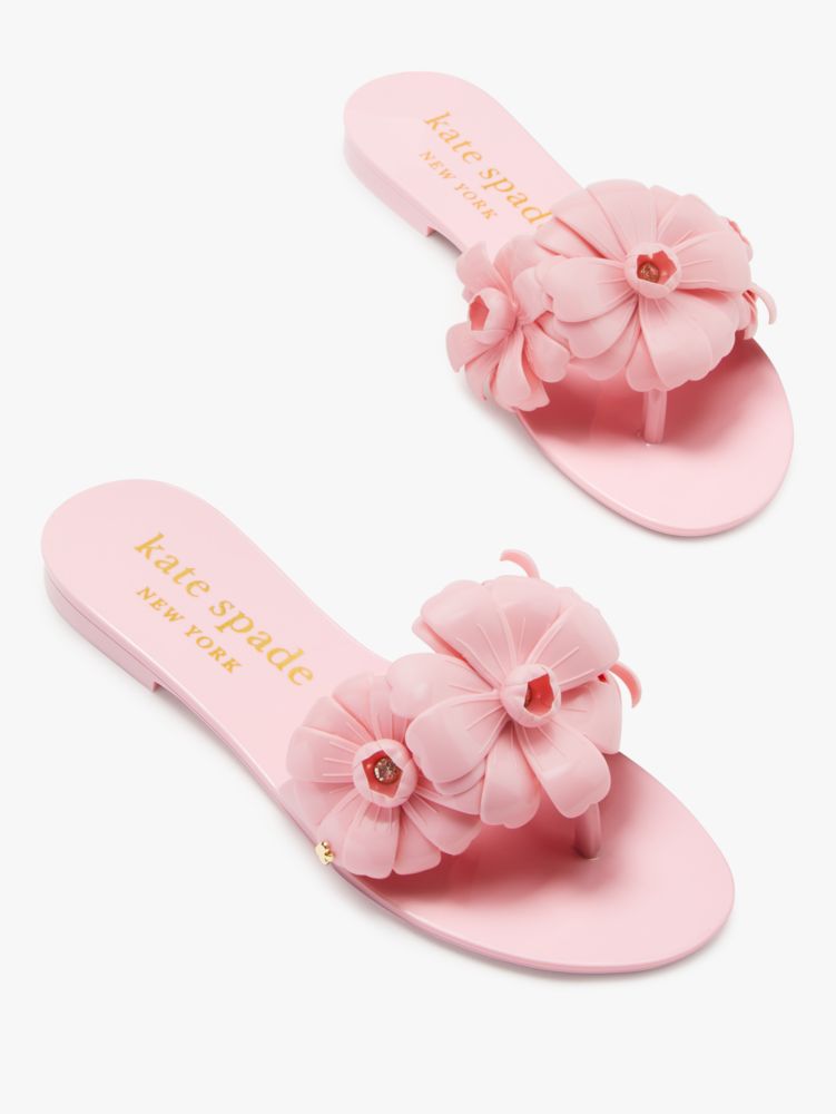 kate spade new york Women's Savvi Kitten Heel Slide Sandals