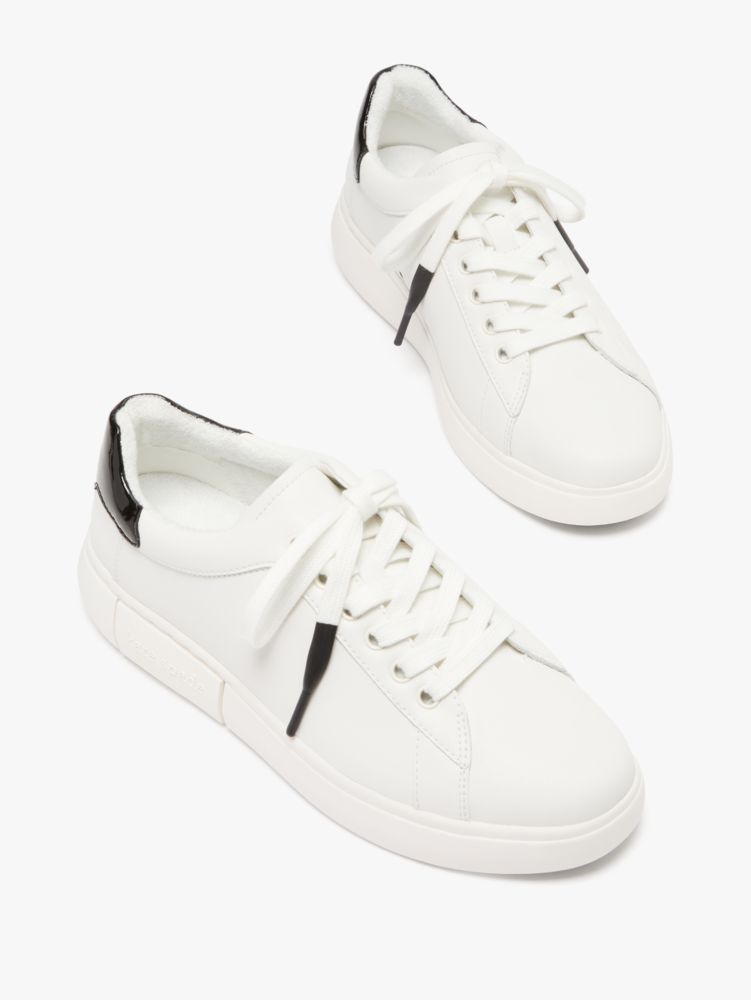 Kate Spade,Lift Sneakers,Nappa Leather,Lining Twill,Casual,Color Block,Casual,