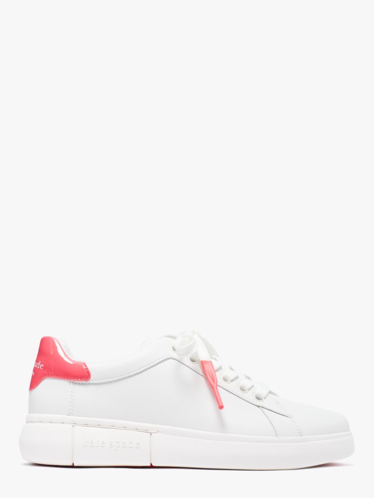 Kate Spade,Lift Sneakers,Casual,Opt Wht/Pnk Ppc