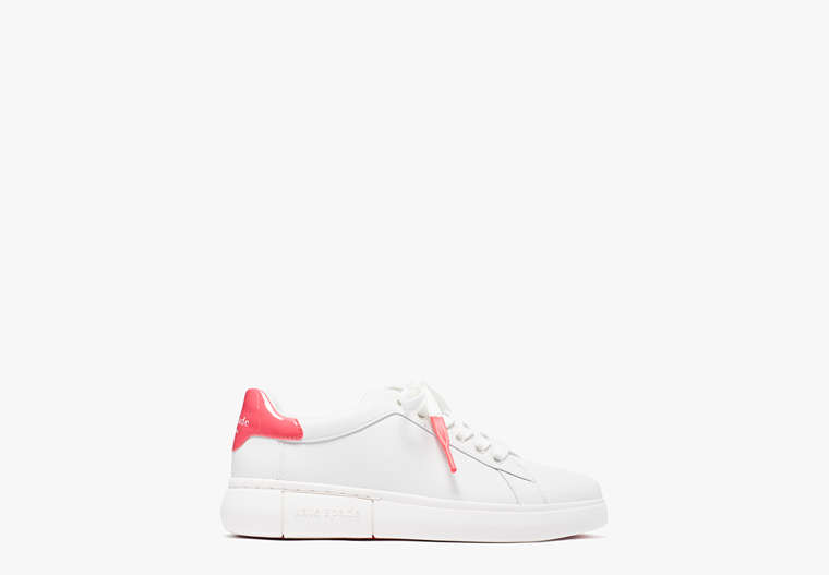 Kate Spade,Lift Sneakers,Casual,Opt Wht/Pnk Ppc