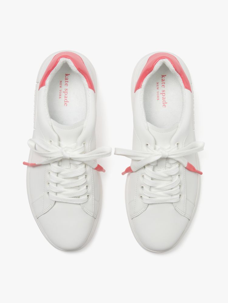 Kate Spade,Lift Sneakers,Casual,Opt Wht/Pnk Ppc