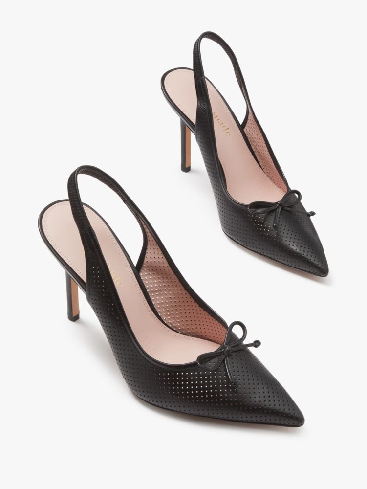 Kate Spade,Veronica Slingback Pumps,Evening,Black