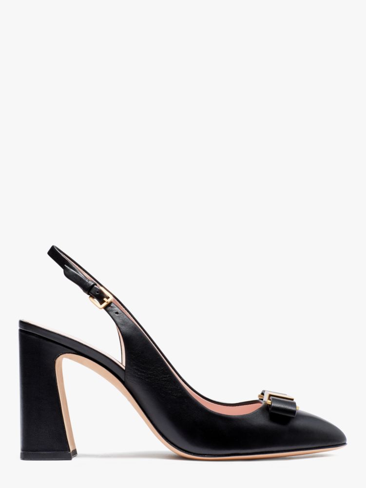 Kate Spade,Bowdie Slingback Pumps,Black