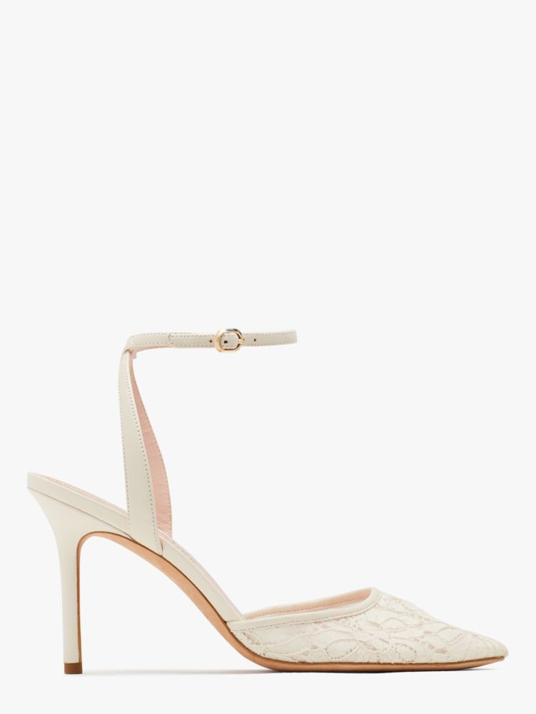 kate spade new york Amour Lace Ankle Strap Dress Heels