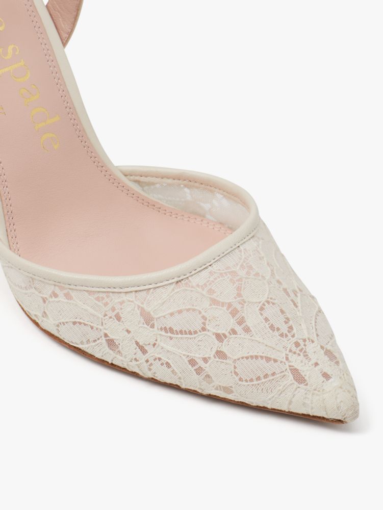 Kate spade 2025 white pumps