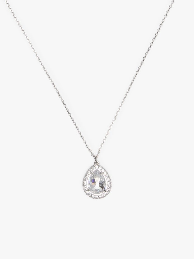 Brilliant Statements Pavé Halo Mini Pendant