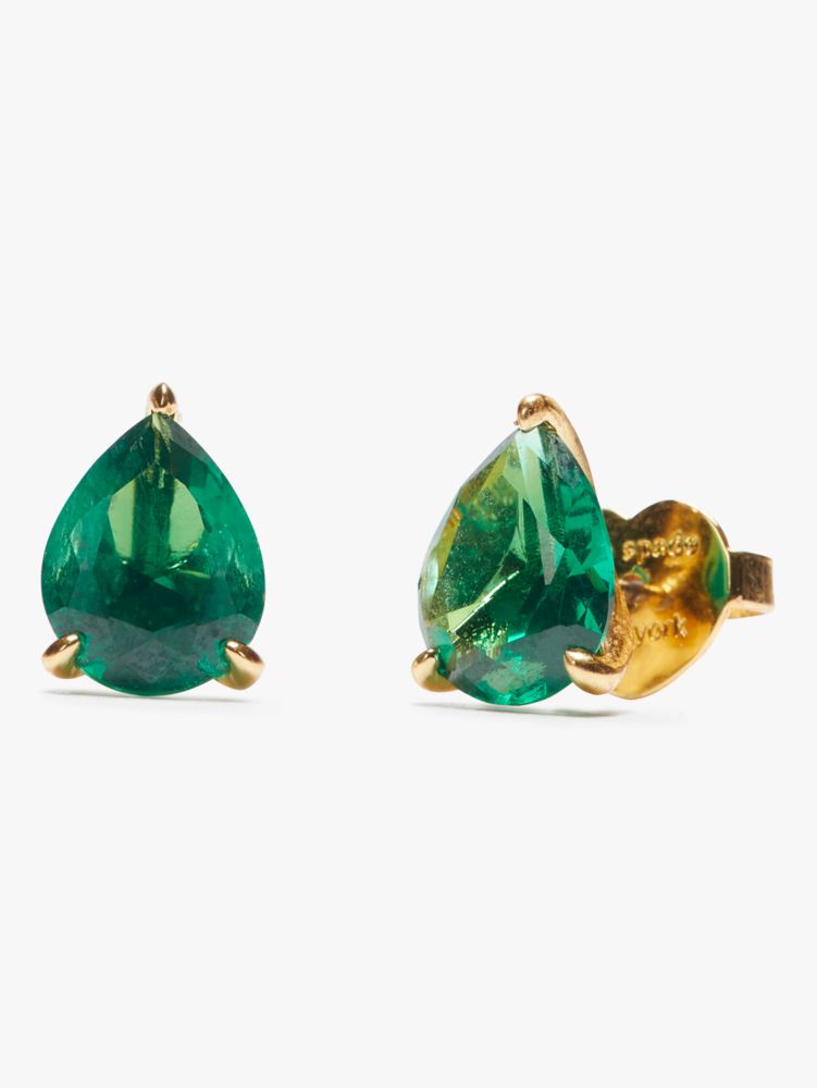 Kate Spade,Brilliant Statements Studs,Green/Gold