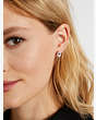 Kate Spade,Brilliant Statements Studs,Clear/Gold