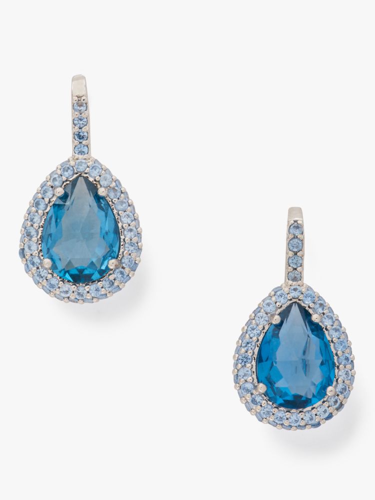 Brilliant Statements Pavé Halo Drop Earrings