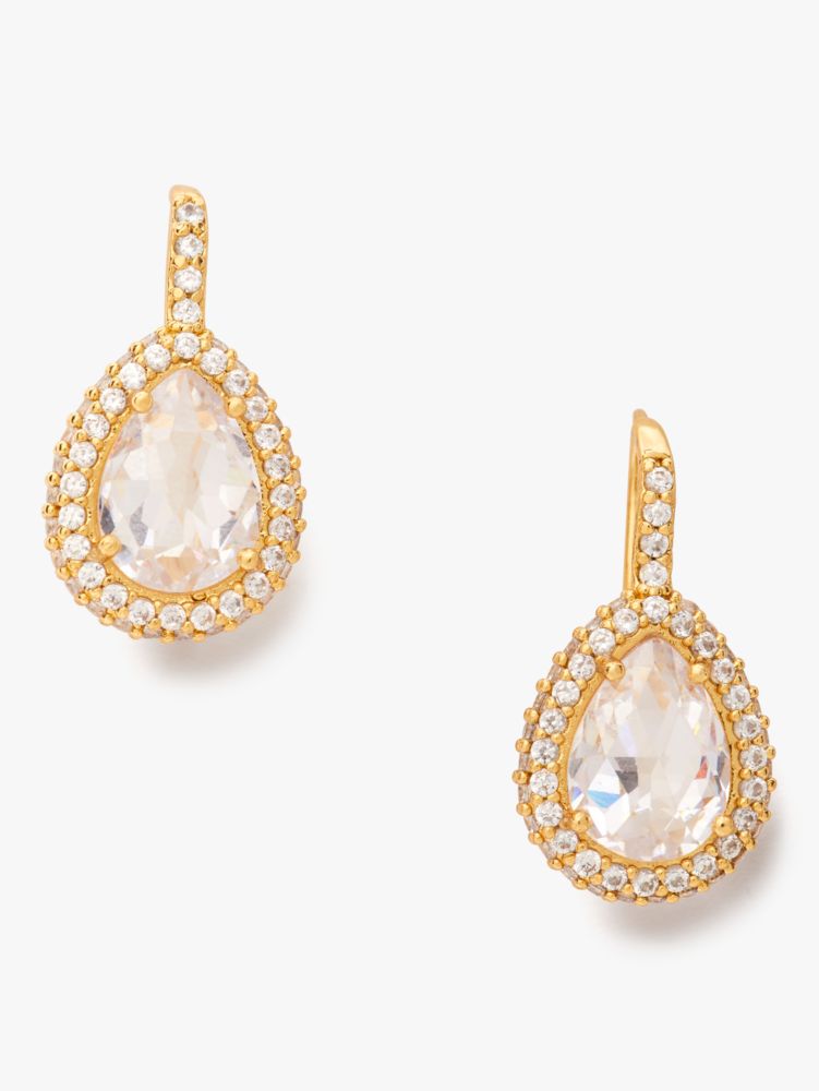 Kate spade deals pave drop earrings