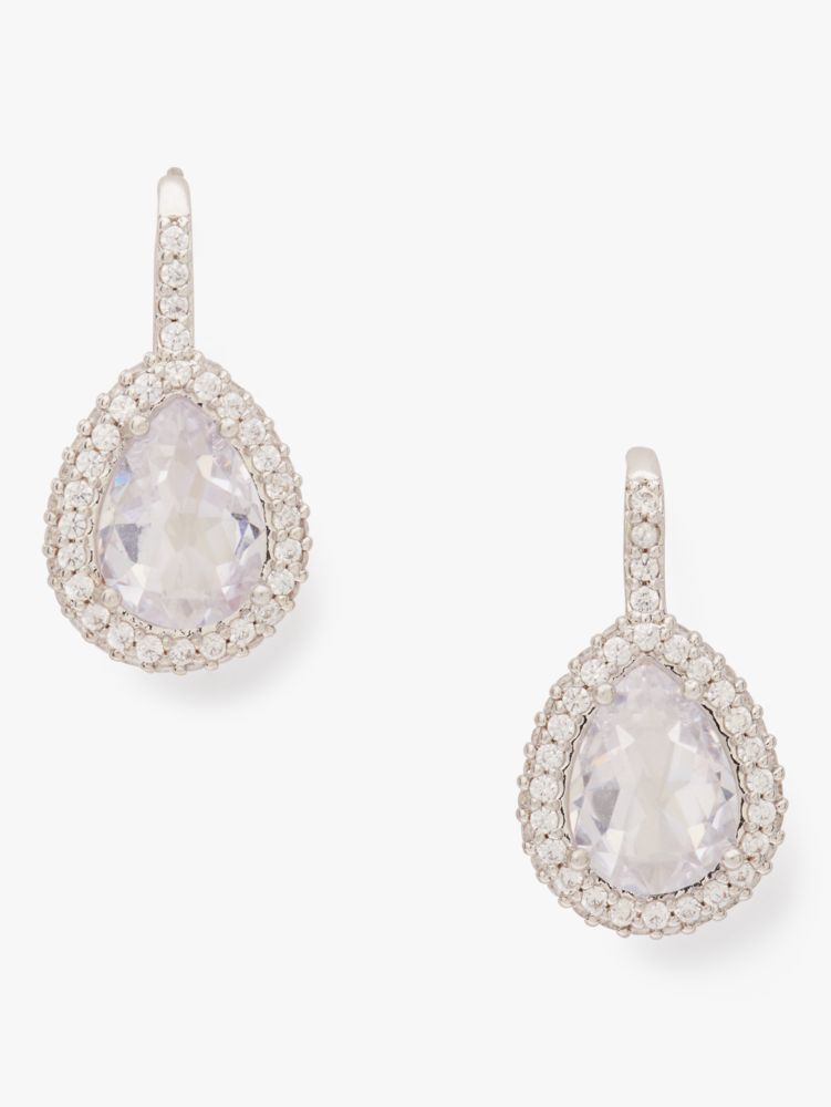 Brilliant Statements Pavé Halo Drop Earrings