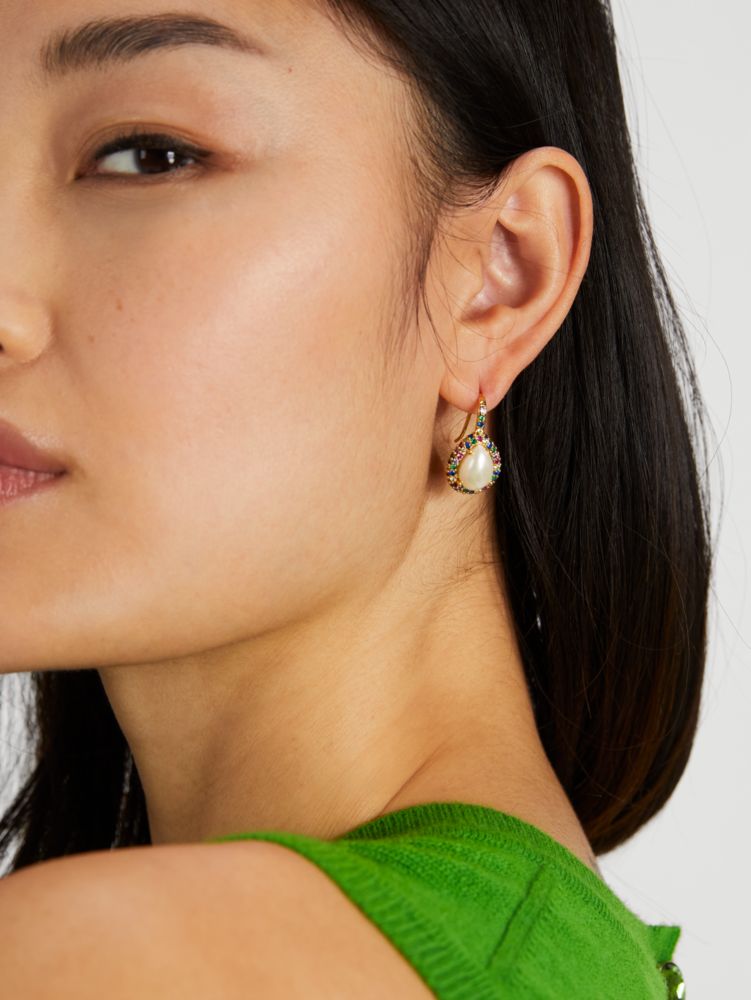 Brilliant Statements Pav Halo Drop Earrings Kate Spade New York