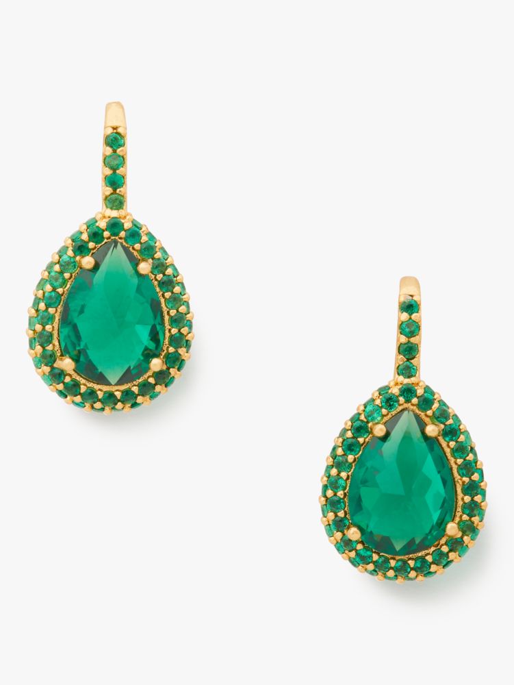 Kate spade deals pave drop earrings